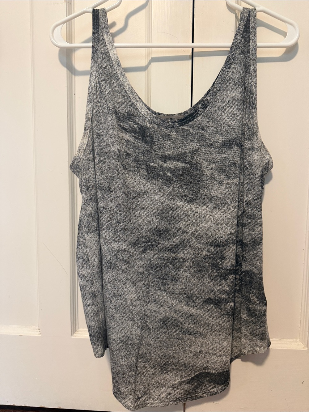 NWOT $149 Helmut Lang med Gray Marble-Effect Tank Top - great deal!